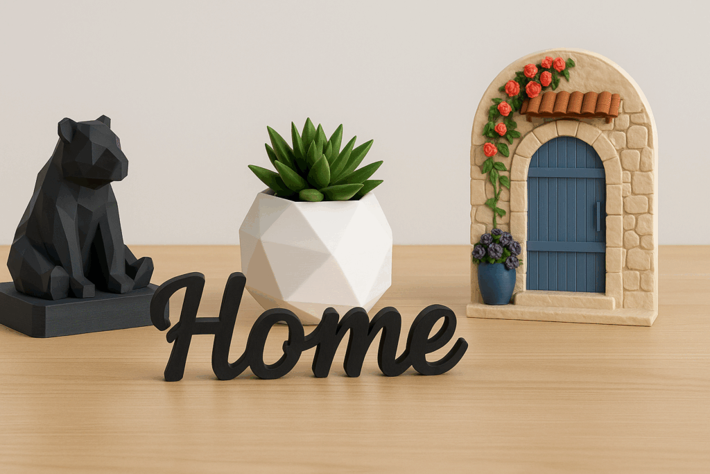 Productos de decoración impresos en 3D